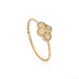 Four Leaf Clover Opal Ring