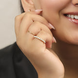 Pearl Eternity Band Ring