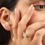 Papillion Diamond Ring
