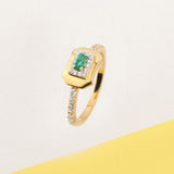 Emerald Innes Gold Ring