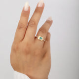 Emerald Innes Gold Ring