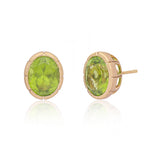 Dominion Peridot Studs - The Jewelz 