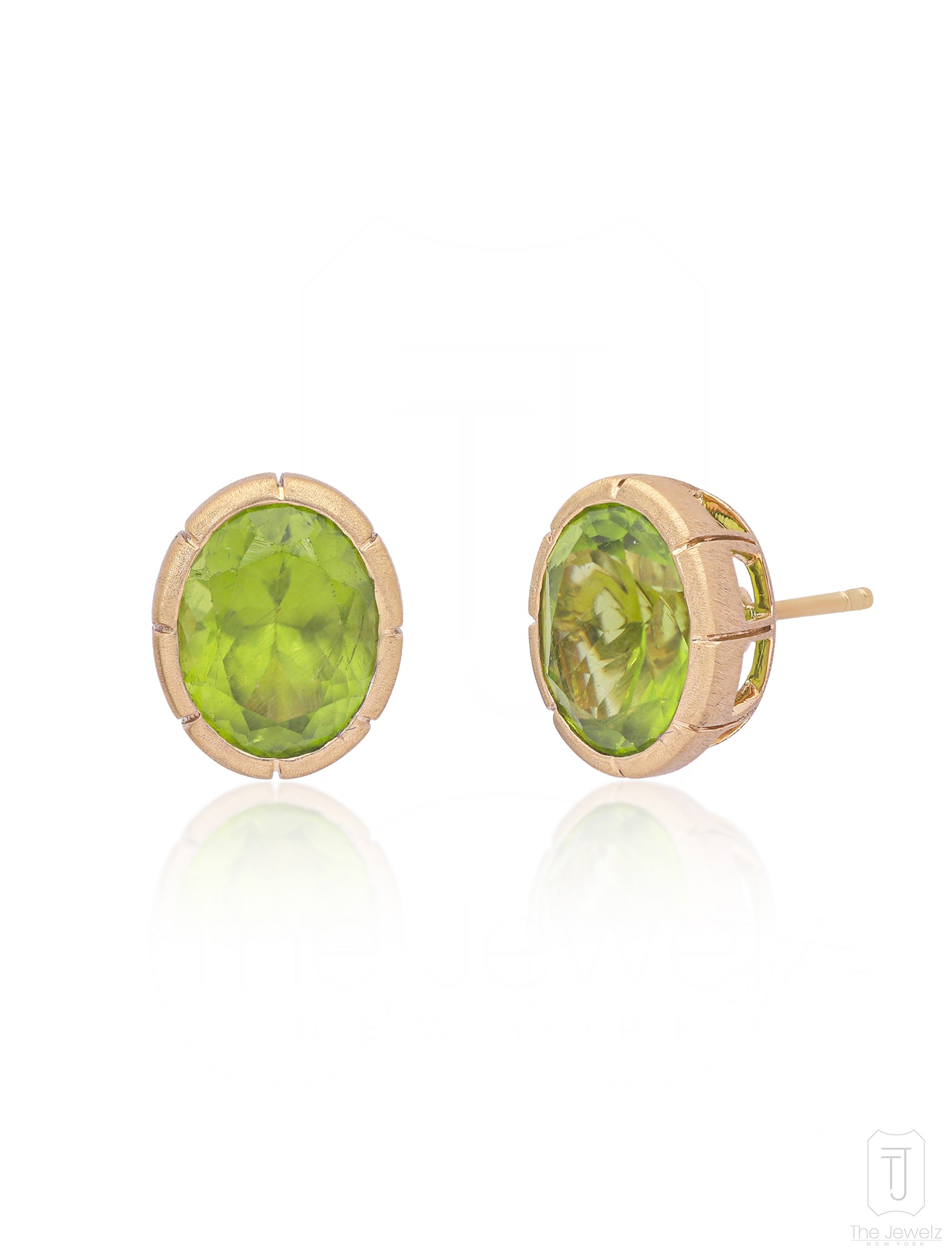 Dominion Peridot Studs - The Jewelz 