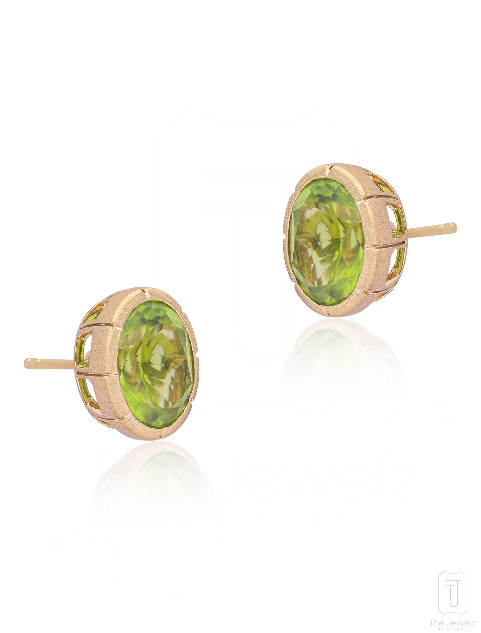 Dominion Peridot Studs - The Jewelz 