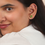 Dominion Peridot Studs - The Jewelz 