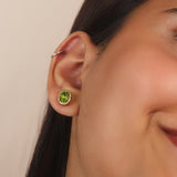 Dominion Peridot Studs - The Jewelz 