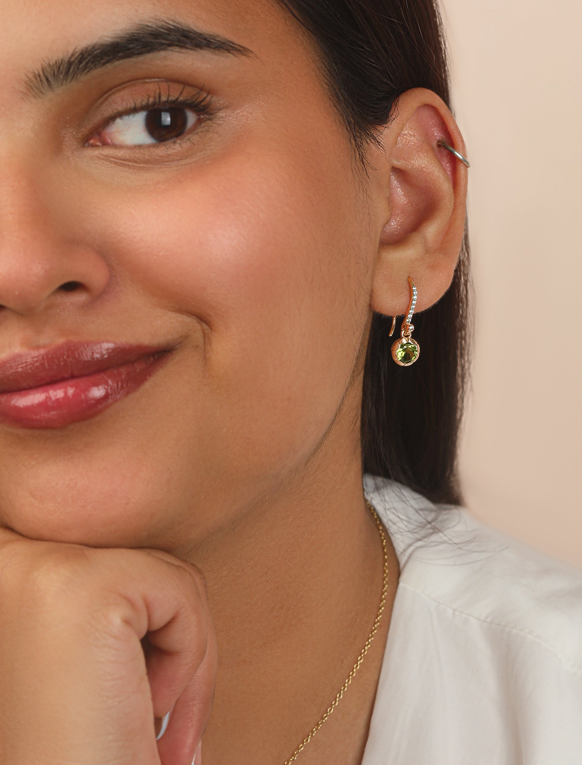 Euphony Peridot Earrings - The Jewelz 