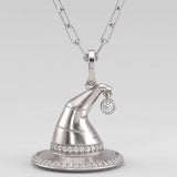 The Sorcerer’s Hat Charm — Pavé CZ