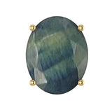 Green Sapphire Slider Pendant