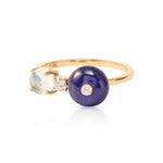 Nightbloom Three-Stone Ring - The Jewelz 