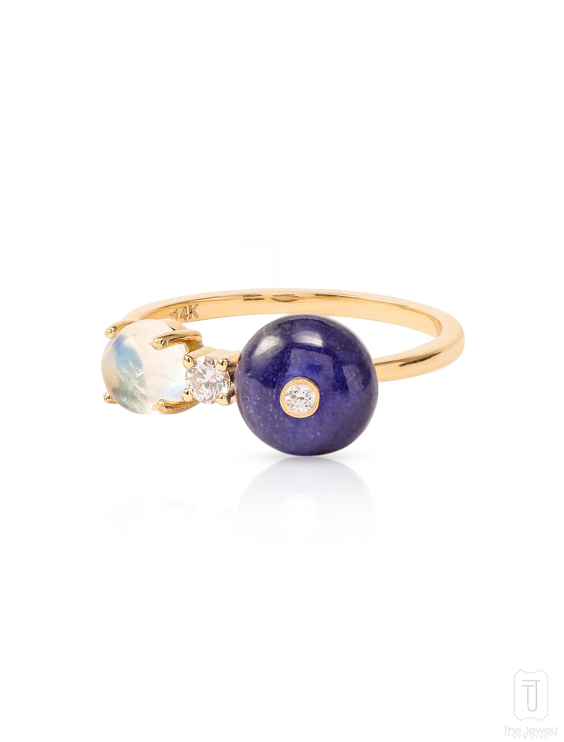 Nightbloom Three-Stone Ring - The Jewelz 