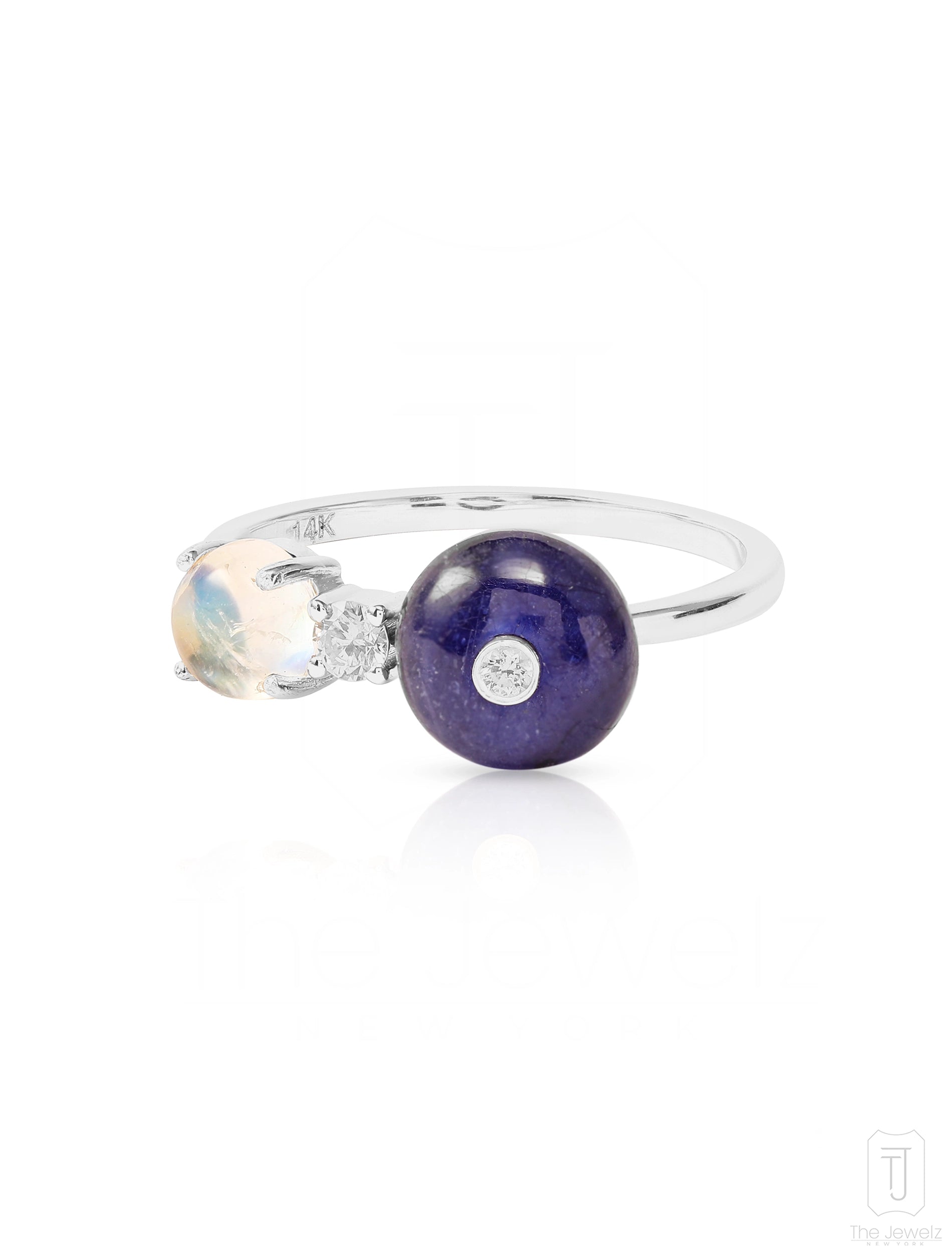 Nightbloom Three-Stone Ring - The Jewelz 