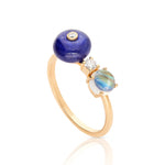 Nightbloom Three-Stone Ring - The Jewelz 