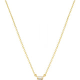 Trio Baguette Necklace