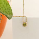 Twee Peridot Pendant - The Jewelz 