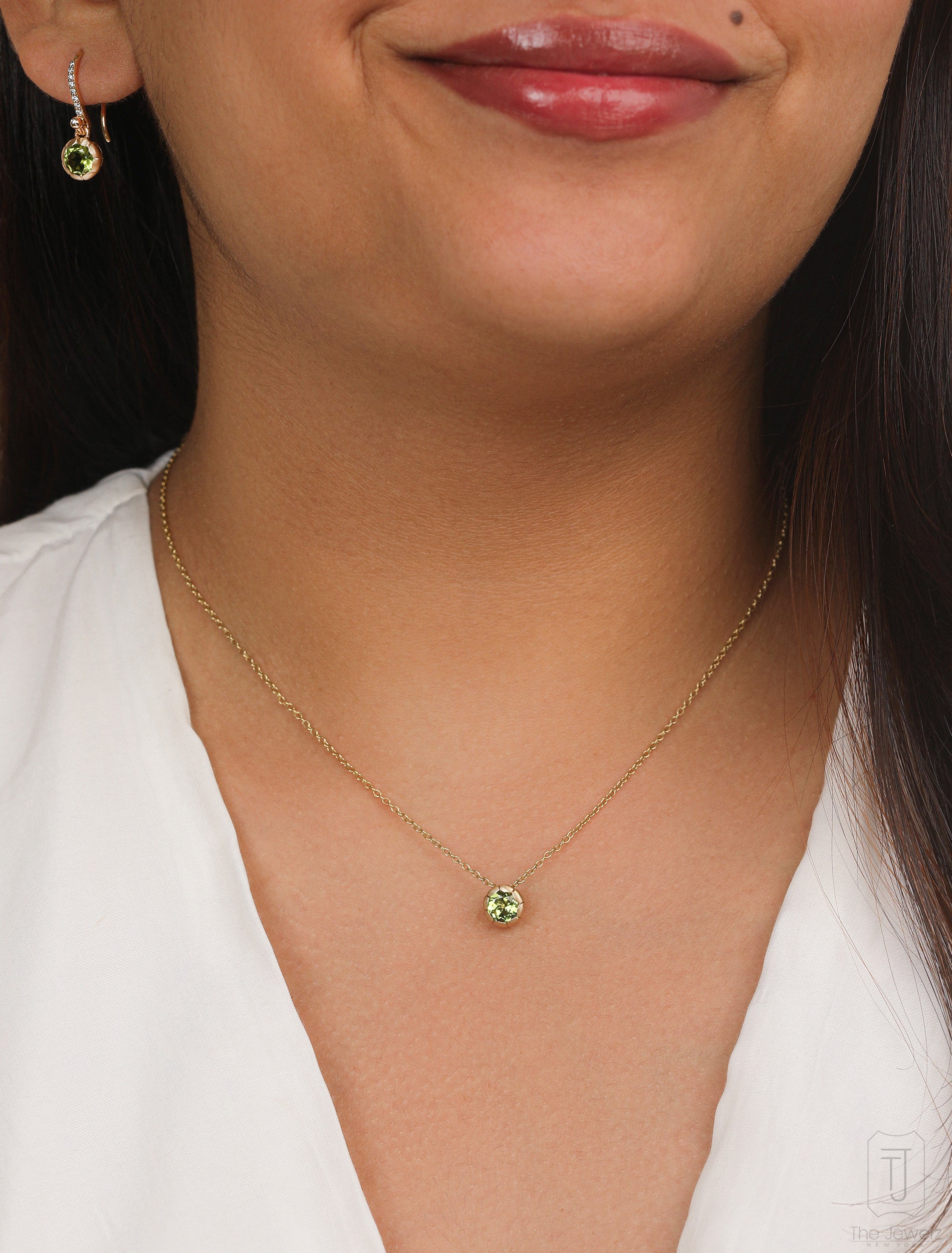 Twee Peridot Pendant - The Jewelz 