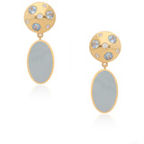 Aqua Dome Earrings
