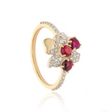 Midnight Ruby Band Ring