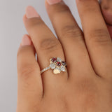 Midnight Ruby Band Ring