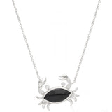 Crab Flow – Black Onyx Pendant Necklace