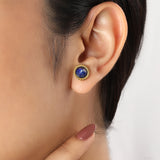 Lapis Spire Studs