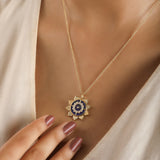 Lapis-Kissed Sun Charm