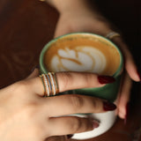 Lorelai Three Tier Band Ring