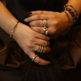 Lorelai Three Tier Band Ring