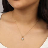 Ocean Bloom' Turquoise & Rose Quartz Silver Necklace