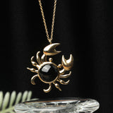 Onyxpinch Crab 925 Silver Necklace