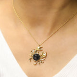 Onyxpinch Crab 925 Silver Necklace