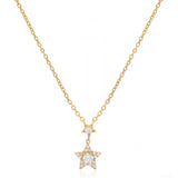 Starlight Halo' Silver Necklace
