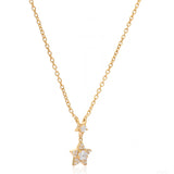 Starlight Halo' Silver Necklace