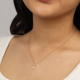 Starlight Halo' Silver Necklace