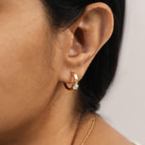 Ocean Whisper Natural Aquamarine Silver Earrings