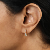 Ocean Whisper Natural Aquamarine Silver Earrings