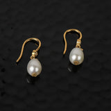 Pearl Cascade Silver Earrings