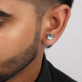 Yin Yang  Silver Silver Earrings