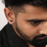 Shadow Gleam Black Onyx Silver Earrings