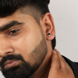 Shadow Gleam Black Onyx Silver Earrings