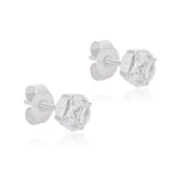 Celestia 925 Silver CZ Stud Earrings