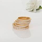 Stellar Line Classic 925 Silver Eternity Ring