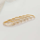 Stellar Line Classic 925 Silver Eternity Ring