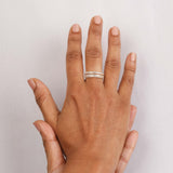 Stellar Line Grand 925 Silver Eternity Ring