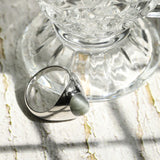 Moonlit Gaze' Cat's Eye 925 Silver Ring