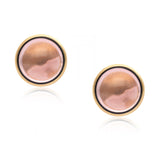 Blush Noir' Rose Quartz 925 Silver Earrings