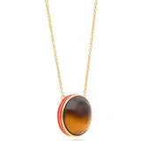 Tiger Ember'  Tiger's Eye Necklaces