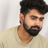 Lapis Horizon Cross 925 Silver Studs