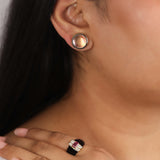 Twilight Rose' Pink Tourmaline 925 Silver Ring