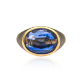 Kyanite Shadow 925 Silver Ring